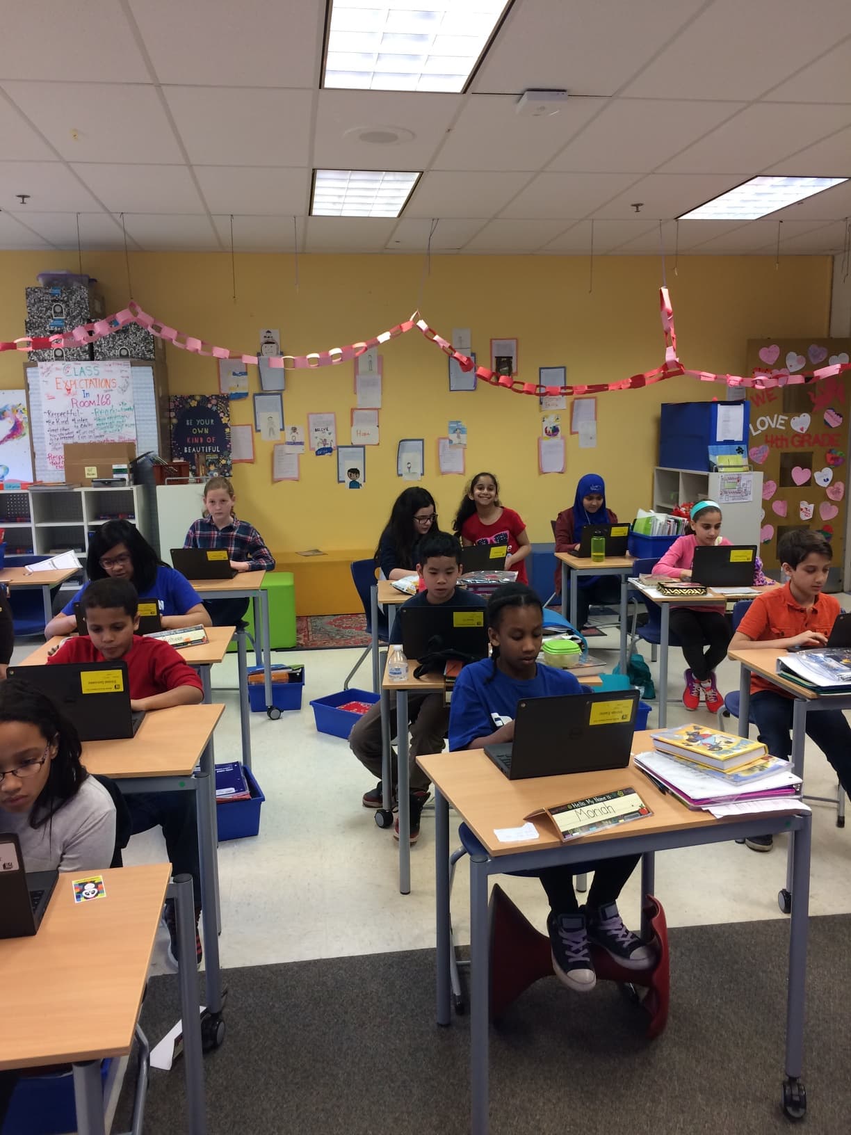 A student working through a Codemoji lesson